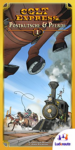 Colt Express Postkutsche und Pferde